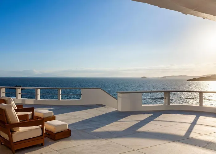 Presidential Mykonos Psarrou Sigma 8 Bedrooms Stunning Sea Views Psarrou Villa Mykonos Town