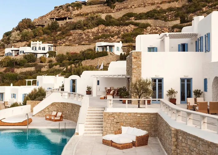 Presidential Mykonos Psarrou Sigma 8 Bedrooms Stunning Sea Views Psarrou * Mykonos Town