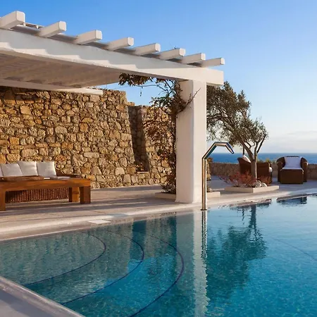 Presidential Mykonos Psarrou Sigma 8 Bedrooms Stunning Sea View Villa *